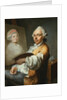 An Artist at His Easel by Circle of Fragonard