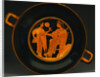 Interior View of An Attic Red-Figured Kylix with Athena Preparing the Judgement of Paris Attributed to Colmar Painter by Anonymous