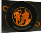 Interior View of An Attic Red-Figured Kylix with Athena Preparing the Judgement of Paris Attributed to Colmar Painter by Anonymous