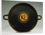 Interior View An Attic Black-Figured Kylix (Tondo), Circa Late 6th Century B.C. by Corbis