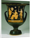 Apulian Red Figure Calyx Krater with a Scene from Euripides' Play Iphigenia in Tauris Attributed to the Hippolyte Painter by Anonymous