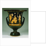 Apulian Red Figure Calyx Krater with a Scene from Euripides' Play Iphigenia in Tauris Attributed to the Hippolyte Painter by Anonymous