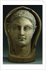 An Etruscan Terracotta Votive Male Head, Circa 4th-3rd Century B.C. by Anonymous