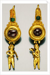 A Pair of Hellenistic Gold Earrings, Circa 2nd-1st Century B.C. by Anonymous