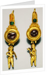A Pair of Hellenistic Gold Earrings, Circa 2nd-1st Century B.C. by Anonymous