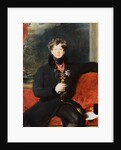 Portrait of King George IV by Sir Thomas Lawrence