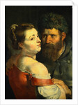 A Fisherman and a Peasant Woman Embracing by Sir Peter Paul Rubens