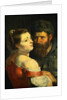 A Fisherman and a Peasant Woman Embracing by Sir Peter Paul Rubens