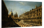 View of the Court of Ducale Palace and the backside of The (San Marcos) Basilica by Michele Marieschi