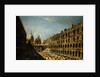View of the Court of Ducale Palace and the backside of The (San Marcos) Basilica by Michele Marieschi