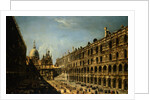 View of the Court of Ducale Palace and the backside of The (San Marcos) Basilica by Michele Marieschi