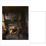 A Barber Surgeon Tending a Peasant's Foot by Isaack Koedijk