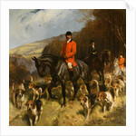 Painting of Mr. and Mrs. Lewis Priestman With the Braes of Derwent Hunt by John Charlton