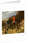 Painting of Mr. and Mrs. Lewis Priestman With the Braes of Derwent Hunt by John Charlton