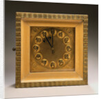 A Gilt-Wood and Metal Clock by Hans Ofner