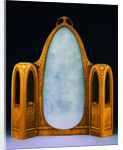 Inlaid Wood and Mirrored Coiffeuse by Carlo Bugatti