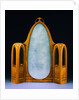 Inlaid Wood and Mirrored Coiffeuse by Carlo Bugatti