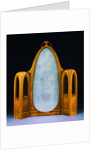 Inlaid Wood and Mirrored Coiffeuse by Carlo Bugatti