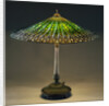 Lotus Leaded Glass and Bronze Table Lamp by Tiffany Studios by Anonymous
