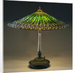 Lotus Leaded Glass and Bronze Table Lamp by Tiffany Studios by Anonymous