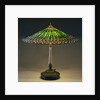 Lotus Leaded Glass and Bronze Table Lamp by Tiffany Studios by Anonymous