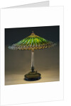 Lotus Leaded Glass and Bronze Table Lamp by Tiffany Studios by Anonymous