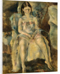 Seated Girl by Jules Pascin