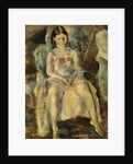 Seated Girl by Jules Pascin