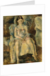 Seated Girl by Jules Pascin