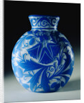 Overlaid, Etched and Polished Glass Vase by Daum