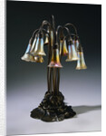 Tiffany Art Nouveau Favrile Glass "Lily" Lamp by Anonymous