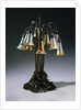 Tiffany Art Nouveau Favrile Glass "Lily" Lamp by Anonymous