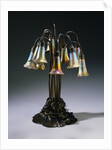 Tiffany Art Nouveau Favrile Glass "Lily" Lamp by Anonymous
