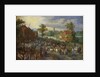 Painting of a Village Market by Jan Brueghel the Elder