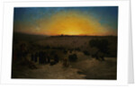 Pilgrims Worshipping Outside Jerusalem by Charles Theodore Frere