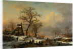 Painting of a Winter Landscape by Anonymous