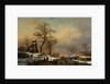 Painting of a Winter Landscape by Anonymous