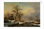 Painting of a Winter Landscape by Anonymous