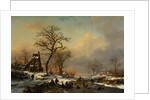 Painting of a Winter Landscape by Anonymous