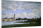 View of Antwerp Taken From the Border of Flanders by Eugene Boudin