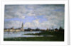 View of Antwerp Taken From the Border of Flanders by Eugene Boudin