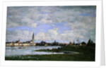 View of Antwerp Taken From the Border of Flanders by Eugene Boudin