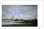 View of Antwerp Taken From the Border of Flanders by Eugene Boudin