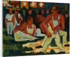 Wrestler by Ernst Ludwig Kirchner