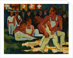 Wrestler by Ernst Ludwig Kirchner