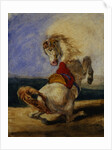 Rearing Horse by Eugene Delacroix