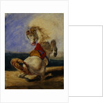 Rearing Horse by Eugene Delacroix