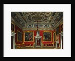 Print of a Room in a Royal Residence from The History of the Royal Residences by William Henry Pyne
