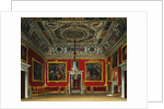 Print of a Room in a Royal Residence from The History of the Royal Residences by William Henry Pyne
