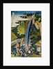 Roben Waterfall of Oyama in Sagami Province, from the Series A Journey to the Waterfalls of All the Provinces by Katsushika Hokusai